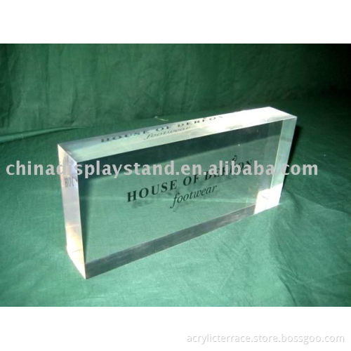 clear Acrylic block